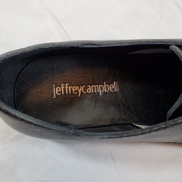 Jeffrey Campbell Size 6 M Danil Black Loafer - Picture 8 of 10